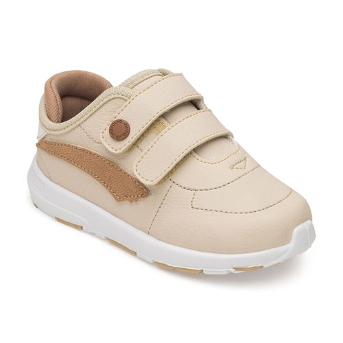 Tênis sport jogging pimpolho bege