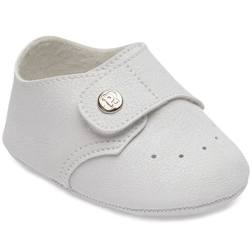 Sapato batizado classico infantil Pimpolho branco