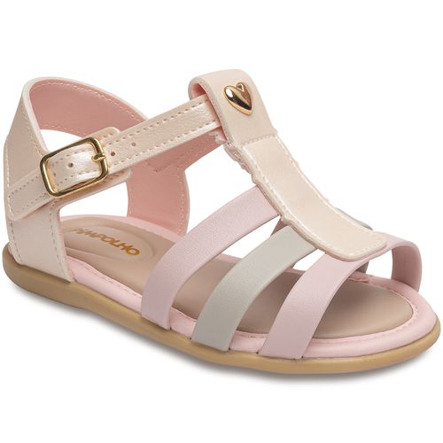 Sandália infantil colors Pimpolho bege