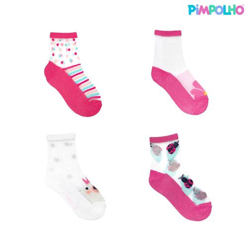 Meia transparente 26-30 feminino Pimpolho