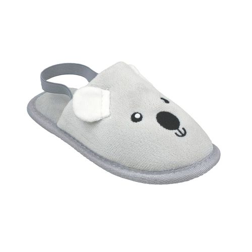 Pantufa slipper kids cinza coala masculina Pimpolho