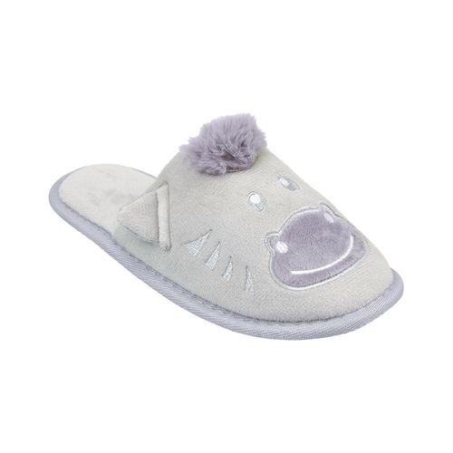 Pantufa slipper play cinza zebra masculino Pimpolho