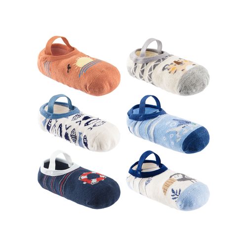 Meia sapatilha colorida antiderrapante 31-34 masculino Pimpolho