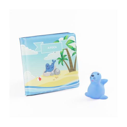 Livro de banho c/bichinho Foca unissex Pimpolho