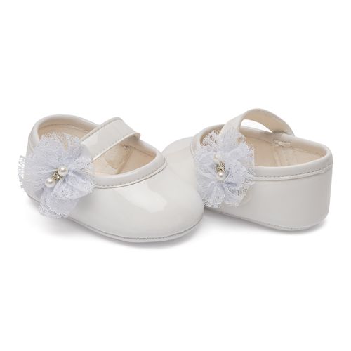 sapatilha batizado infantil pimpolho branca