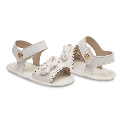Sandália infantil batizado alice Pimpolho branca