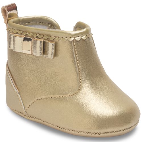 Bota charme infantil Pimpolho dourada