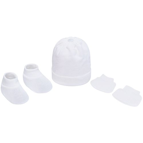 Kit gorro luva e sapato RN masculino Pimpolho