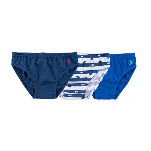 Cueca infantil kit com 3 peças 01 ano masculino Pimpolho