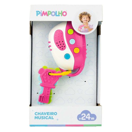 Chaveiro musical para bebê feminino Pimpolho