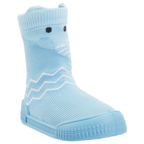 Meia comfort ludica azul elefante masculina Pimpolho