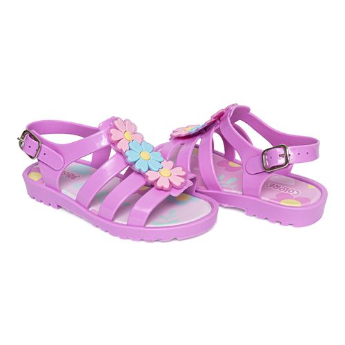 Sandália infantil gladiadora lilas