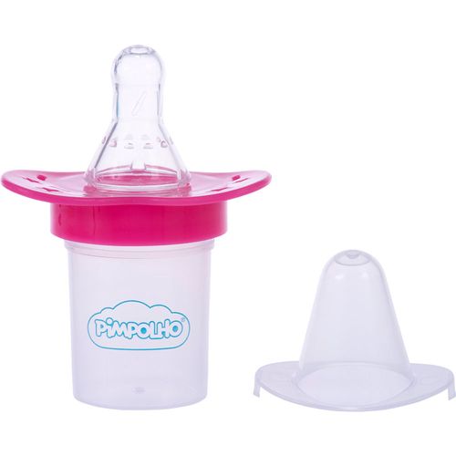 Dosador de remedio para bebe rosa Pimpolho