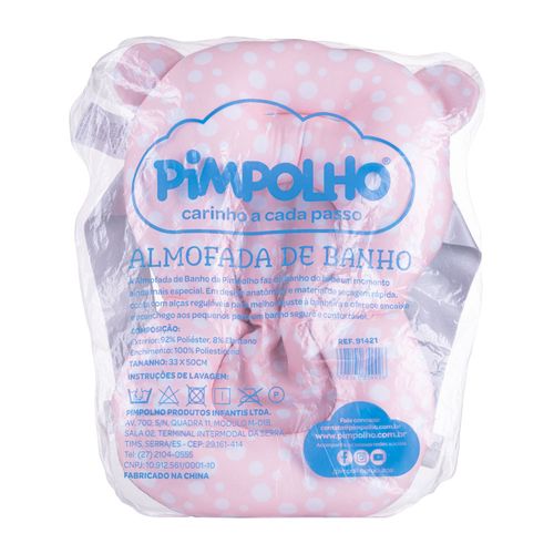 Almofada infantil de banho feminino Pimpolho