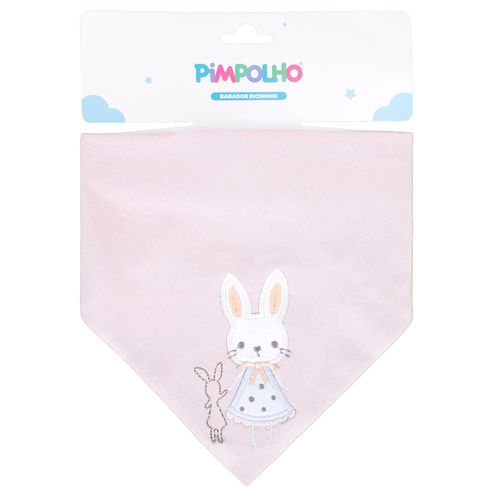 Babador bandana bichinho coelho feminino Pimpolho