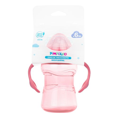 Copo C/alça e tampa 300 ML feminino Pimpolho