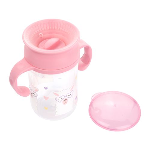 Copo de treinamento 360 com alça 330ML feminino Pimpolho