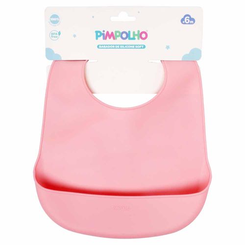 Babador de silicone soft feminino Pimpolho