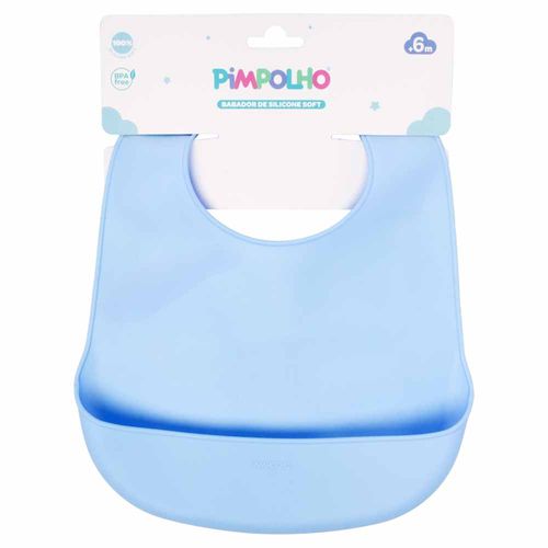 Babador de silicone soft masculino Pimpolho