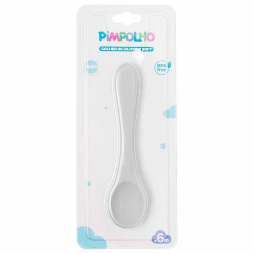 Colher de silicone soft unissex Pimpolho