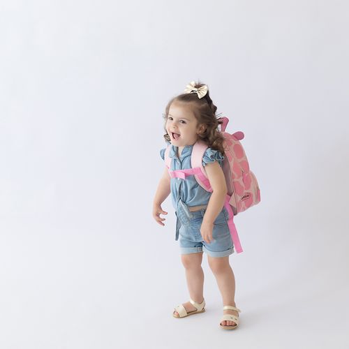 Mochila infantil girafa feminino Pimpolho