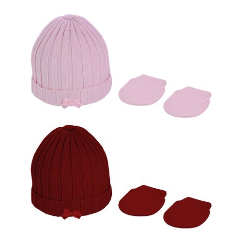 Kit gorro e luva RN feminino Pimpolho