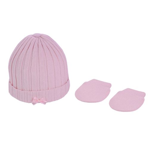 Kit gorro e luva RN feminino Pimpolho