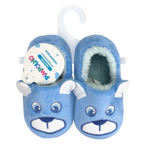 Pantufa kids urso azul masculino Pimpolho