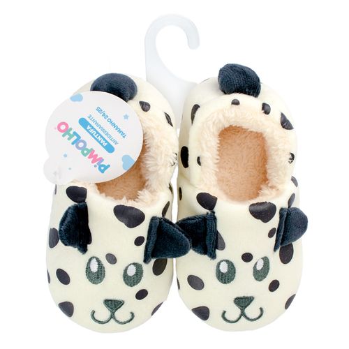 Pantufa kids dalmata off white masculino Pimpolho