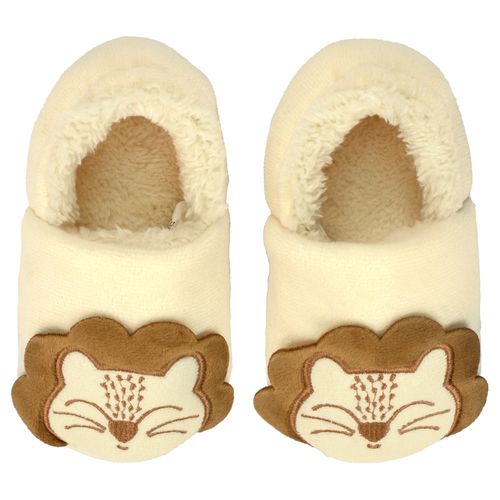 Pantufa kids leão bege masculino Pimpolho