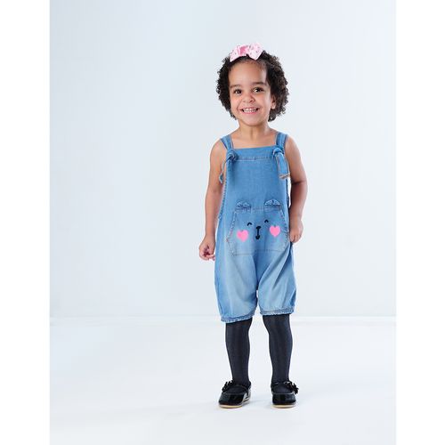 Meia calça algodão canelada 02 A 03 anos feminino Pimpolho