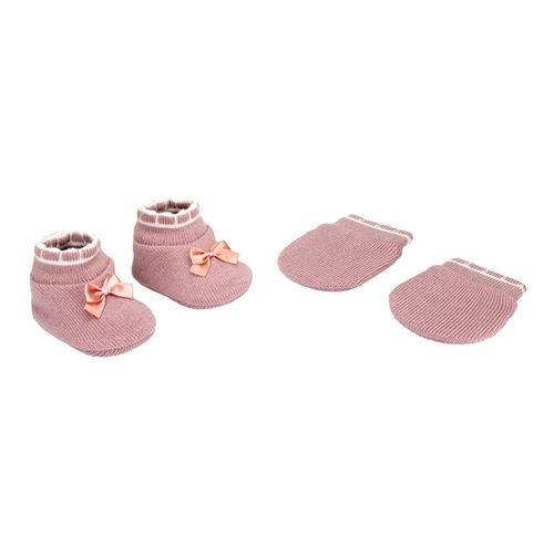 Kit sapato e luva RN feminino Pimpolho