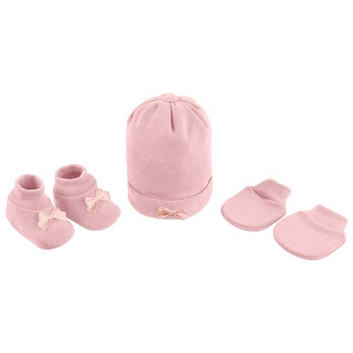 Kit gorro luva e sapato RN feminino Pimpolho