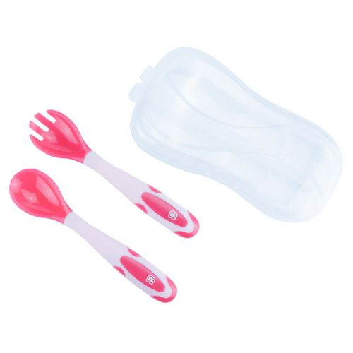 Kit talher termosensível para viagem sortido Pimpolho
