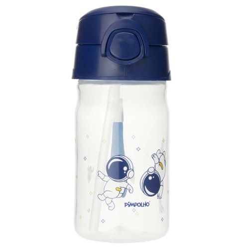 Copo com canudo de silicone 370ML masculino Pimpolho