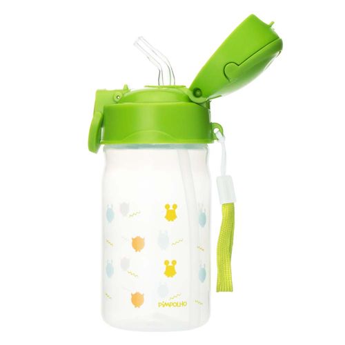 Copo com canudo de silicone 370ML masculino Pimpolho