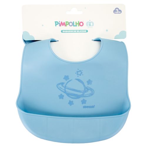 Babador de silicone ajustável masculino Pimpolho