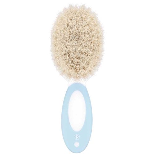 Kit pente e escova de cerdas naturais para bebê masculino Pimpolho