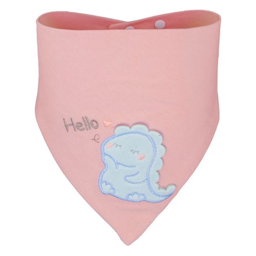 Babador bandana bichinho dino feminino Pimpolho