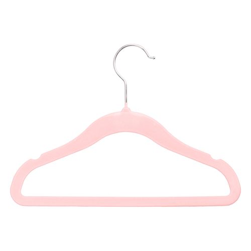 Cabide de veludo infantil kit C/5 peças Tam: 30 x 21 x 1 fem Pimpolho