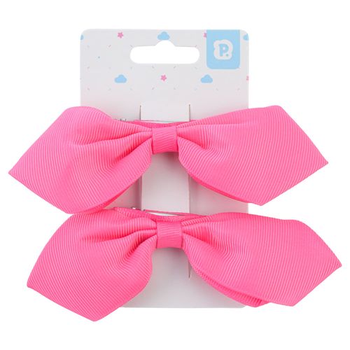 Laço de cabelo infantil duplo liso feminino Pimpolho