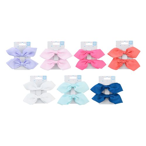 Laço de cabelo infantil duplo liso feminino Pimpolho