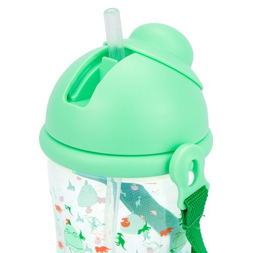 Garrafa com tampa retrátil e cordinha 400ML masculino Pimpolho
