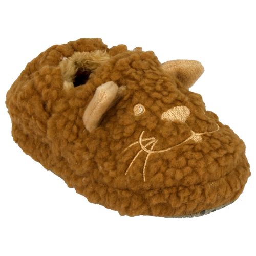 Pantufa kids castor marrom masculino Pimpolho