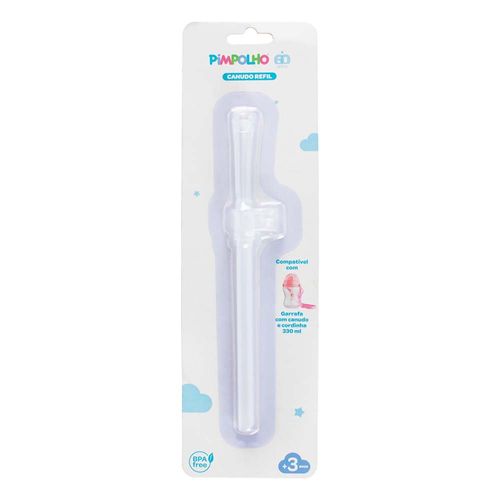 Canudo refil para copo 330 ML unissex Pimpolho