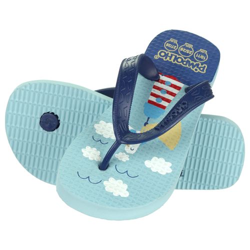 Sand praiana kids Azul/Farol masc Pimpolho