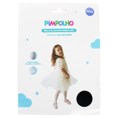 Meia calça poliamida fio 20 03-05 Anos feminino Pimpolho