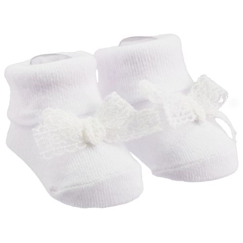 Kit meia festinha com faixa soft RN feminino Pimpolho