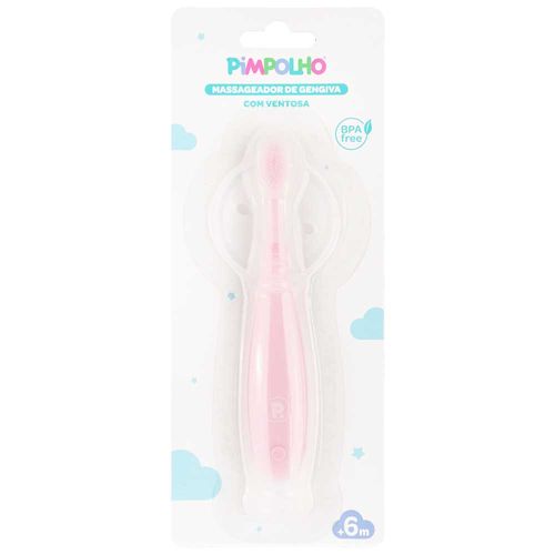 Massageador de gengiva silicone com ventosa feminino Pimpolho