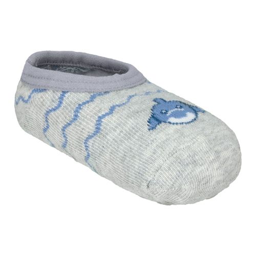 Meia sapatilha colorida antiderrapante 21-25 masculino Pimpolho